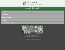 Tablet Screenshot of campeneac.fr